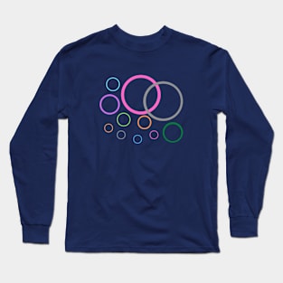 Circle texture Long Sleeve T-Shirt